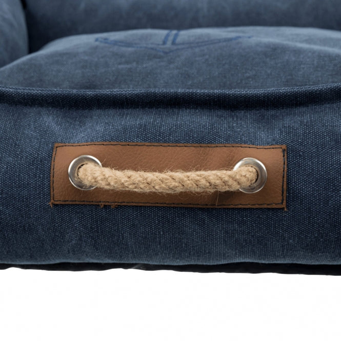 Trixie BE NORDIC Bett Föhr - dunkelblau - 100 x 80 cm