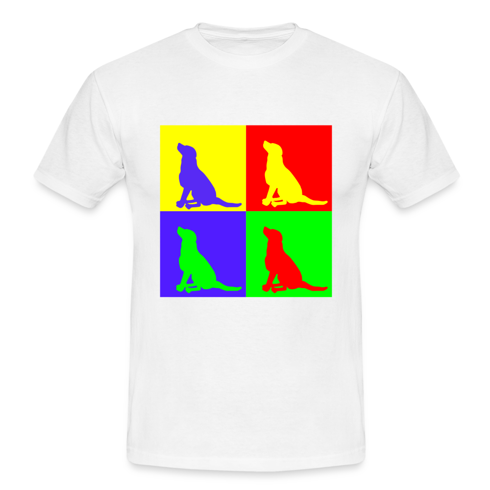 Männer T-Shirt funny colors - Weiß