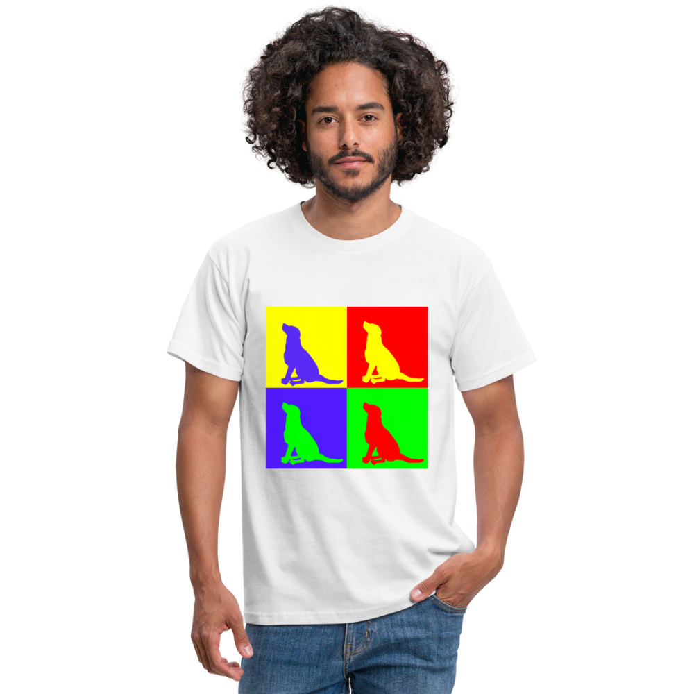 Männer T-Shirt funny colors - Weiß