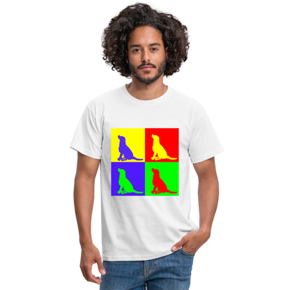 Männer T-Shirt funny colors - Weiß
