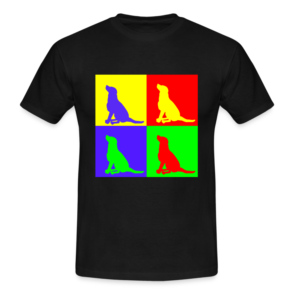 Männer T-Shirt funny colors - Schwarz