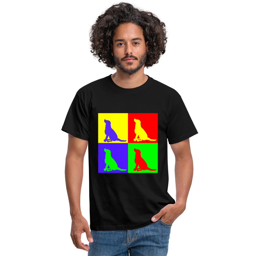 Männer T-Shirt funny colors - Schwarz