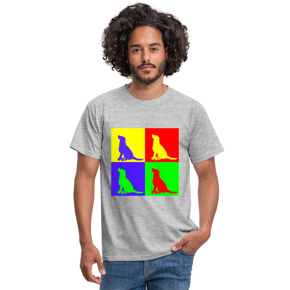 Männer T-Shirt funny colors - Grau meliert