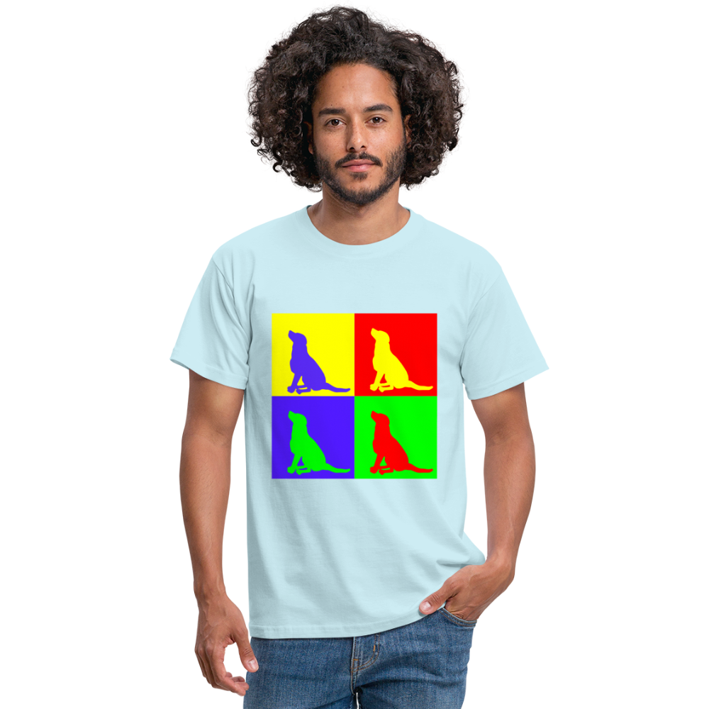 Männer T-Shirt funny colors - Sky