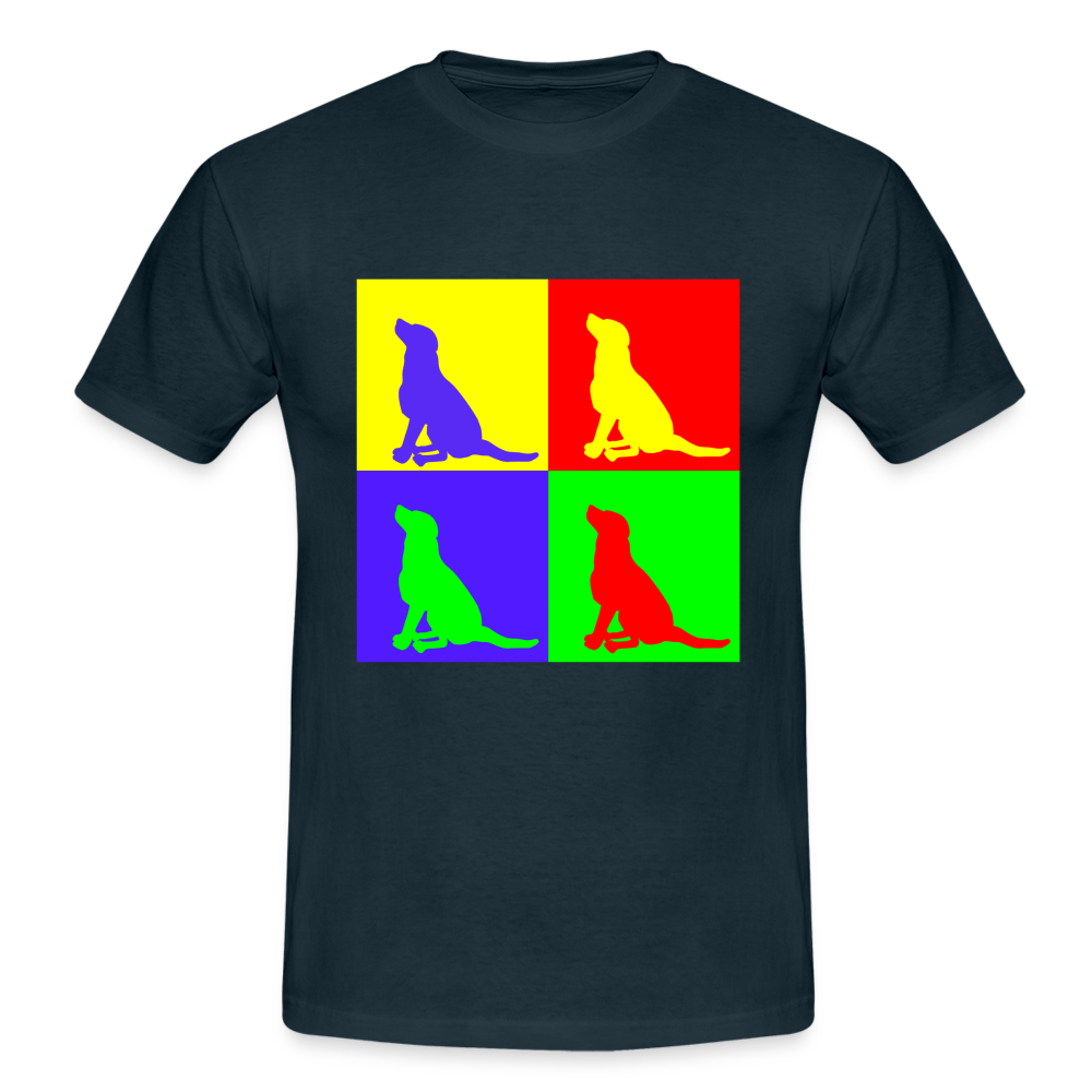 Männer T-Shirt funny colors - Navy