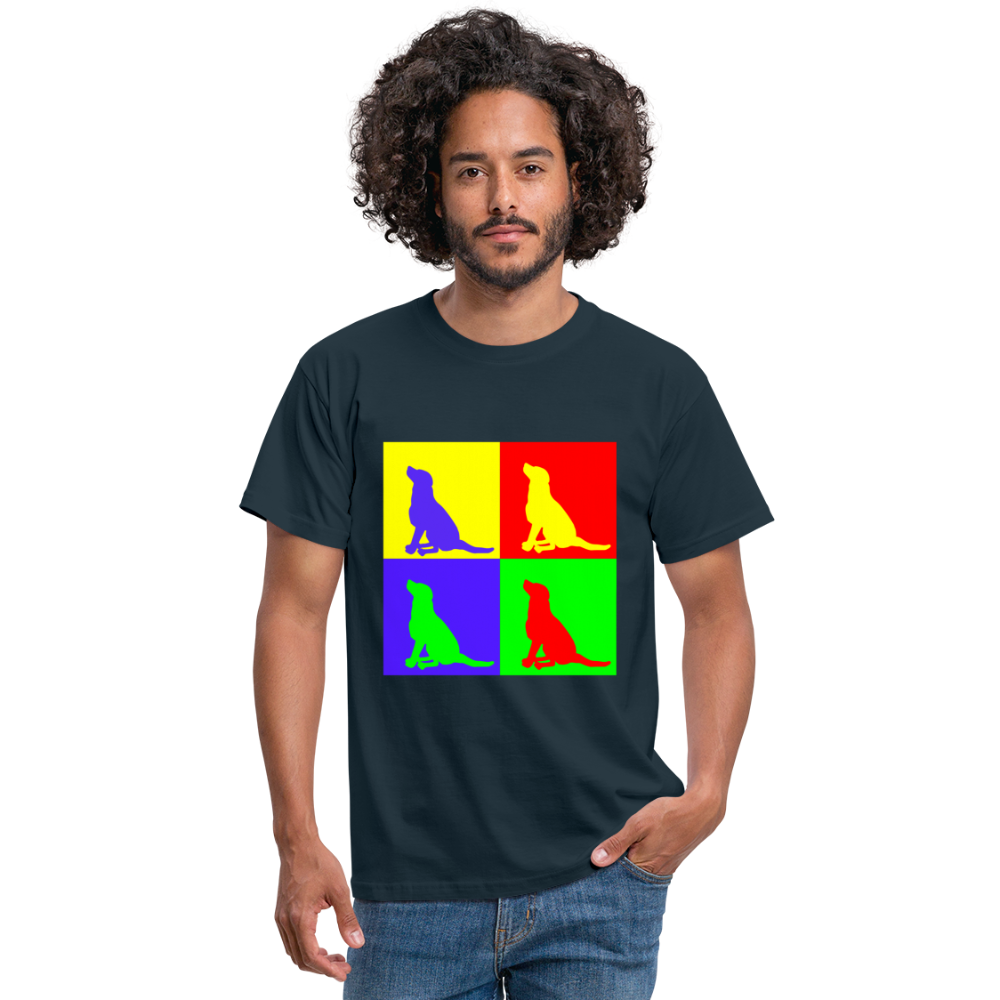 Männer T-Shirt funny colors - Navy