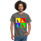 Männer T-Shirt funny colors - Graphit