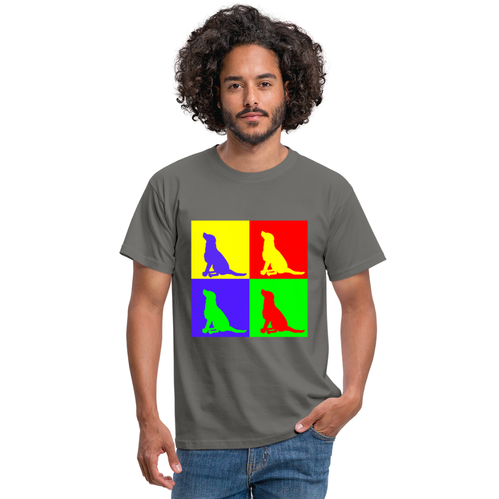 Männer T-Shirt funny colors - Graphit