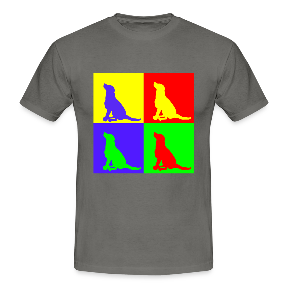 Männer T-Shirt funny colors - Graphit