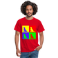 Männer T-Shirt funny colors - Rot
