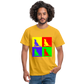 Männer T-Shirt funny colors - Gelb