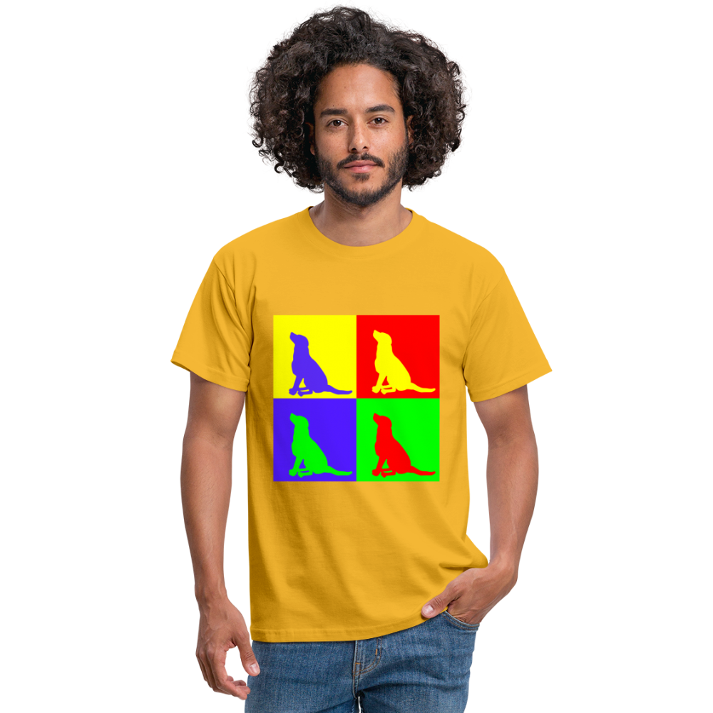 Männer T-Shirt funny colors - Gelb