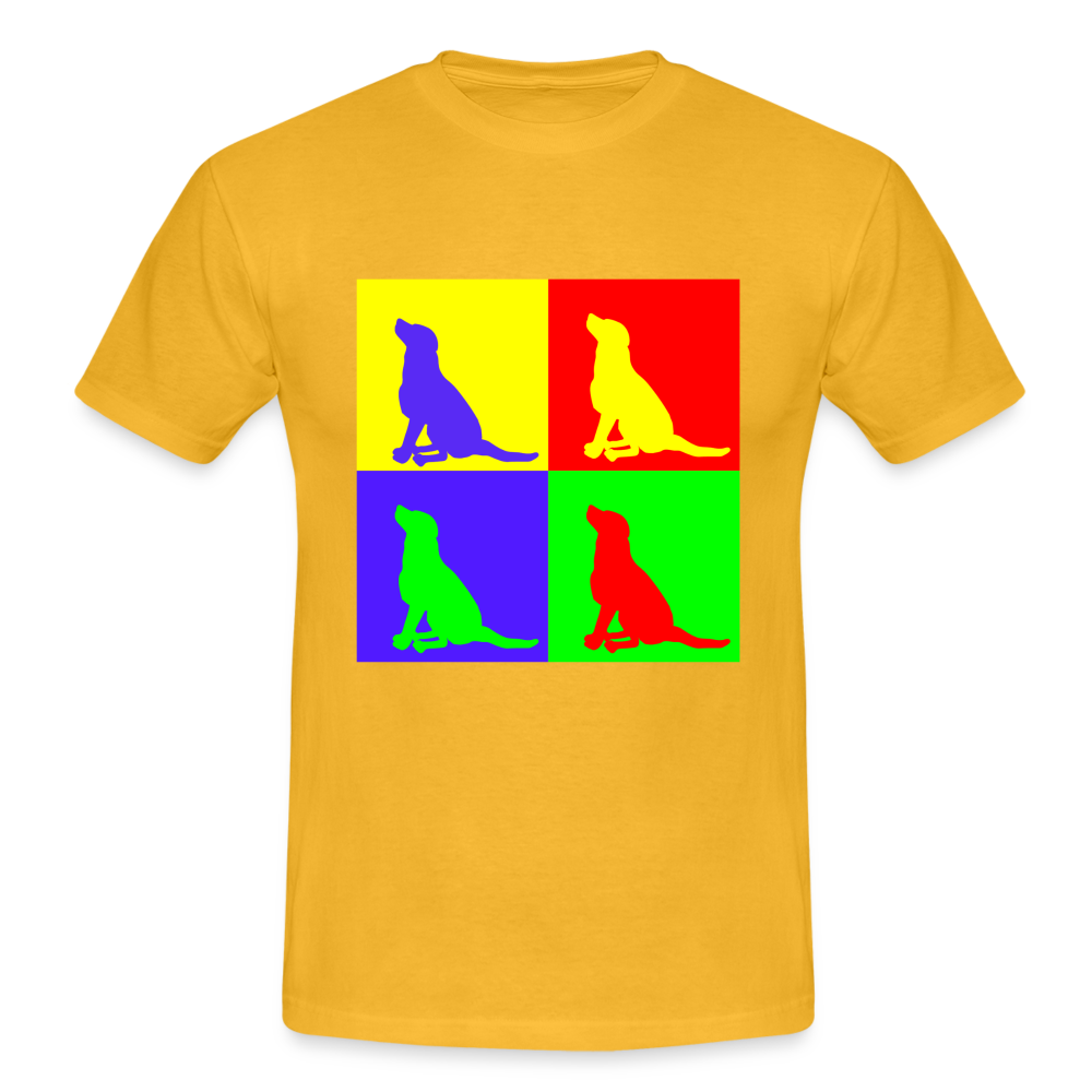 Männer T-Shirt funny colors - Gelb