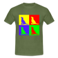 Männer T-Shirt funny colors - Militärgrün
