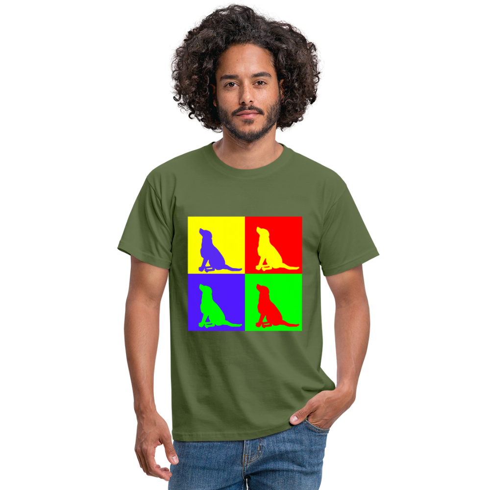 Männer T-Shirt funny colors - Militärgrün