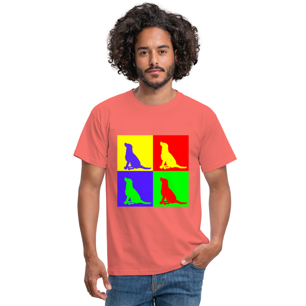 Männer T-Shirt funny colors - Koralle
